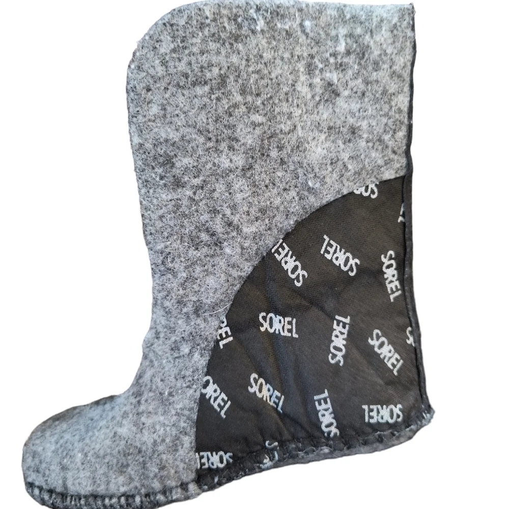 Sorel Blue/Black Winter Snow Boots With Removable Felt Lining Size 6